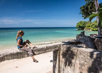 Timor Leste Baucau Beach And Skyblue Waters
